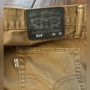 Levi’s Men’s Tan 514 Jeans 30 x 30